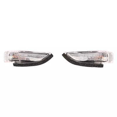 For Toyota Venza Corolla Smoked White/Amber Side Mirror Sequential Signal Lights • $10.49