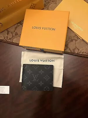 Louis Vuitton Multiple Black Monogram Wallet /M61695 • $250