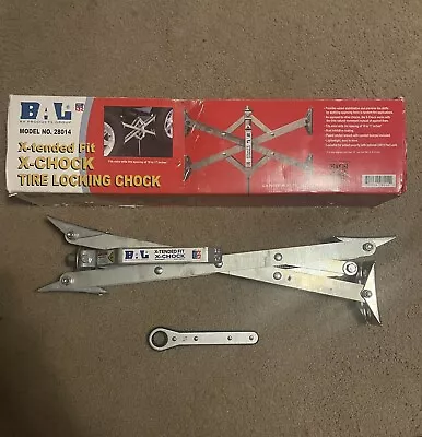 $110 • Buy SET OF 2 BAL X-Chock X-TENDED FIT Tire Wheel Chock - SINGLE 28014