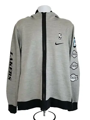 Los Angeles LAKERS Basketball ON COURT Authentic Nike FULL WARM UP SUIT Men's  L • $399.99