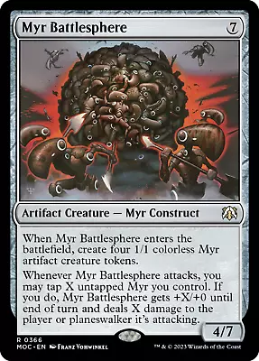 Myr Battlesphere [March Of The Machine Commander] • $1.40