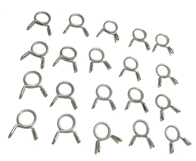 20x 5/16  8mm Motorcycle Motorbike ATV Fuel Line Hose Tubing Spring Clips Clamps • $10.95