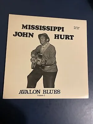 Mississippi John Hurt - Avalon Blues (vol 2) Lp 1982 Heritage Ht 301 Ex / Ex • $21.48