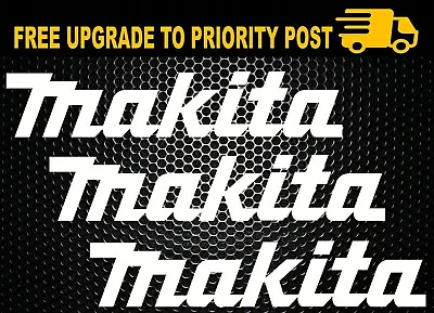 $6.80 • Buy 3x Makita Toolbox Windshield Laptop STICKERS DECALS Ute 4x4 Tradie Mate