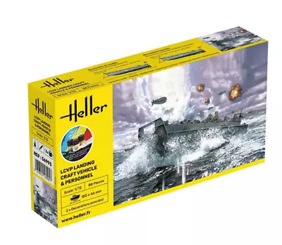 Heller 56995 1:72 Scale Gift Set - LCVP Landing Craft Vehicle & Personnel • £12.99