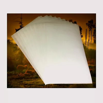 Printable Rice Paper Clear White Colour Blank Sheet  • £5.99