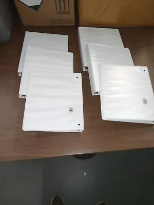 Lot Of 6 Binders 1 Inch  2 Pocket 3 Ring Binder Folders White • $17.95