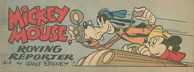 Mickey Mouse Roving Reporter Mini Comic #5 Walt Disney Wheaties 1950 FN • $24.99