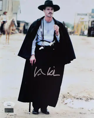 $159 • Buy Val Kilmer Autographed Tombstone 8x10 Cane Photo -JSA *Silver