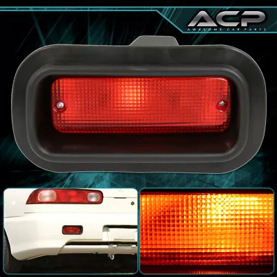 For Acura Honda JDM Style Rear Bumper Driving Running Fog Light Lamp Red Lens • $28.99