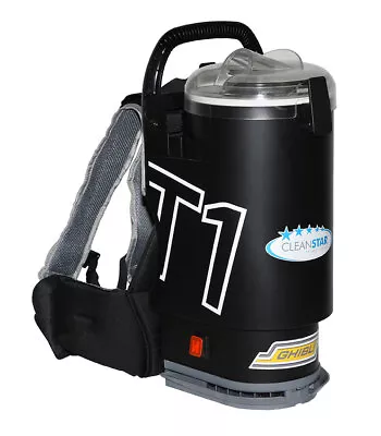 Ghibli T1 Backpack Vacuum Cleaner - Version 3 - Black With Clear Lid (T1v3-B-... • $389