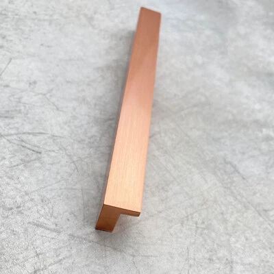 £4.65 • Buy Flat Kitchen Cabinet Door Handles / Cupboard Drawer Handles / Cabinet Handles
