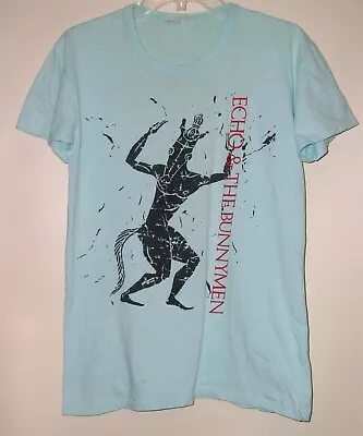 Echo & The Bunnymen Concert Tour T Shirt 1986 Tee Haur Tag Single Stitched LARGE • $899.99