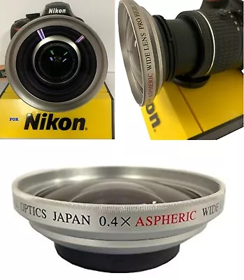 X40 Aspherical Hd Wide Angle Lens  Lens For Nikon D40 D60 D70 D80 D90 D3100 D50  • $29.36