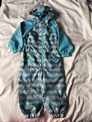 £6 • Buy Boys Girls Tu Gruffalo Puddle Suit 3-4  Yrs Blue Mix Outdoor Play Splash
