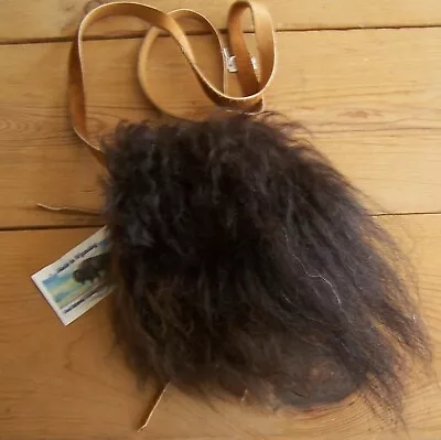 Hand Made  Buffalo Fur Bag Rendezvous Black Powder Mountain Man 19 • $45