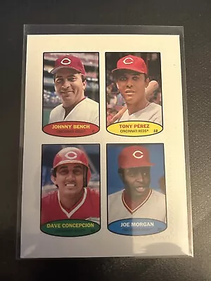 2023 Topps Heritage   1974 Stamp SP #74BS-14 Bench Perez Concepcion Morgan Reds • $1.85