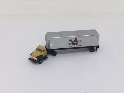 Classic Metal Works N Scale “yellow Transit Co. Freight Lines” Tractor/trailer • $14.95