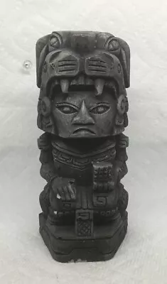 VTG Aztec Mayan Carved Stone? Sculpture Statue Totem Tribal 6  Tall • $12