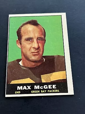 1961 Topps Football #42 Max McGee EX Green Bay Packers Tulane • $3.99