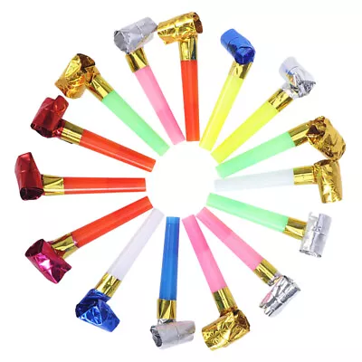  120 Pcs Birthday Party Horns Game Noise Makers Bag Stuffers For Kids Whistle • £10.99