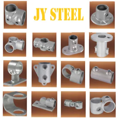 £1.20 • Buy Galvanised Key Clamp Handrailing System Pipe Fittings And Steel Tube