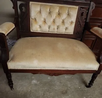 Antique Victorian Settee For  Two Loveseat (pickup Only) • $200