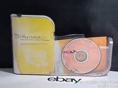 Microsoft Office Outlook 2007 Retail CD & Case Product Key • $7.77