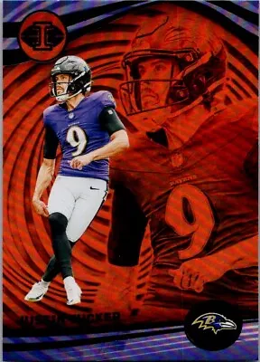 2023 Panini Illusions #7 Justin Tucker Orange Trophy Collection • $2.99