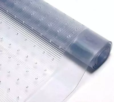 £7.49 • Buy Vinyl Plastic Carpet Protector Clear Runner Home Office Hallway Film Mat Roll