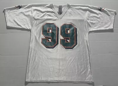 Vintage Miami Dolphins Jason Taylor #99 NFL Football Jersey White Size Medium  • $19.99