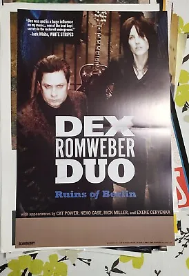 Dex Romweber Duo         Vintage Promo Poster • $10.99