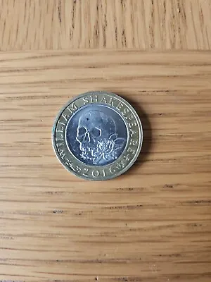 £500 • Buy William Shakespeare 2 Pound Coin Skull