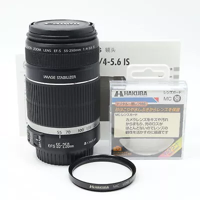 [Mint]Canon EF-S 2044B002 55-250mm F/4-5.6 IS Zoom Lens FromJapan • $236.54
