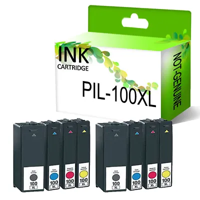 8 Ink Cartridge For Lexmark 100 Impact S300 S301 S605 S305 Prospect Pro202 • £11.14