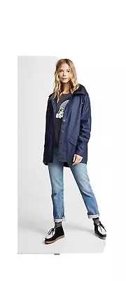 RAINS Rain Jacket Navy Blue • $99.99