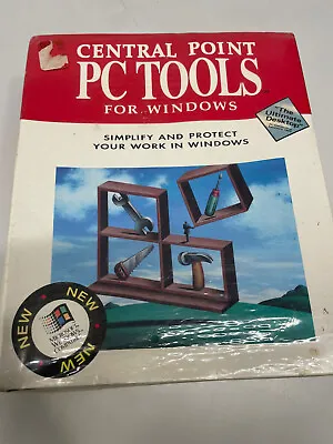 New Vintage NOS Central Point PC Tools For Windows Version 1.0 FREE SHIPPING • $38.28