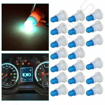 20x Ice Blue T5/T4.7 Neo Wedge A/C Heater Climate Control Light Bulb For Dodge • $10.36