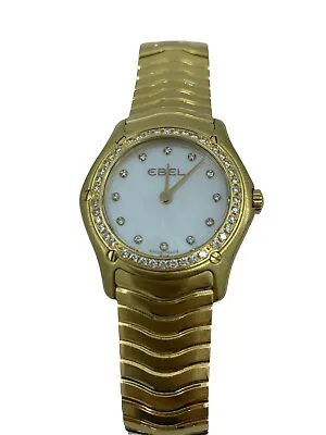 Pre Owned Ladies 18ct Ebel Diamond Dot/Bezel Watch • £9895