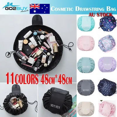 $5.87 • Buy Portability Cosmetic Makeup Drawstring Bag Magic Travel Pouch Storage Organizer