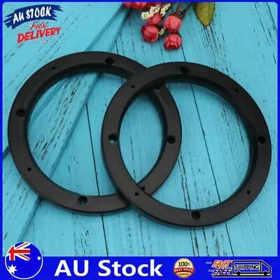 AU Universal 6.5 Inch Beveled Car Speaker Spacer Adapter Refitting Audio Mat • $8.39