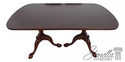 L61536EC: CRAFTIQUE Ball & Claw Mahogany Dining Room Table • $3195