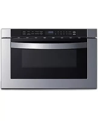 Summit Appliance MDR245SS 24  Wide Built-In Drawer Microwave 115V 1000Watt (CCC1 • $799.99