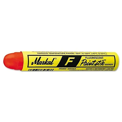 Markal 82834 F Paintstik - Solid Paint Marker Fluorescent Orange (2-Pack) • $9.95