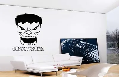 Hulk Wall Sticker Personalise With Name  • £14.99