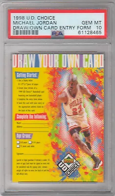 1998 Upper Deck Choice Michael Jordan Psa 10 Gem Mint !! • $59.99