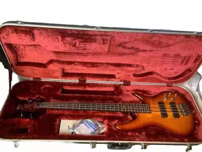 2006 Ibanez Soundgear SR900FM 4 String Electric Bass Guitar - Sunburst • $423