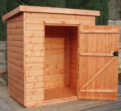 Pinelap 6x3 Wooden Tool Shed Fully T&G Garden Store 6FT X 3FT Outdoor Hut • £440.10