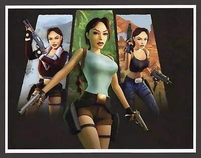 Tomb Raider I II III Remastered PS4 PS5 Xbox One PC Switch Game Art Print Poster • $14.95