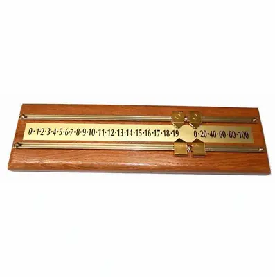 Deluxe Oak Score Board For Billiard And Shuffleboard Tables • $54.95